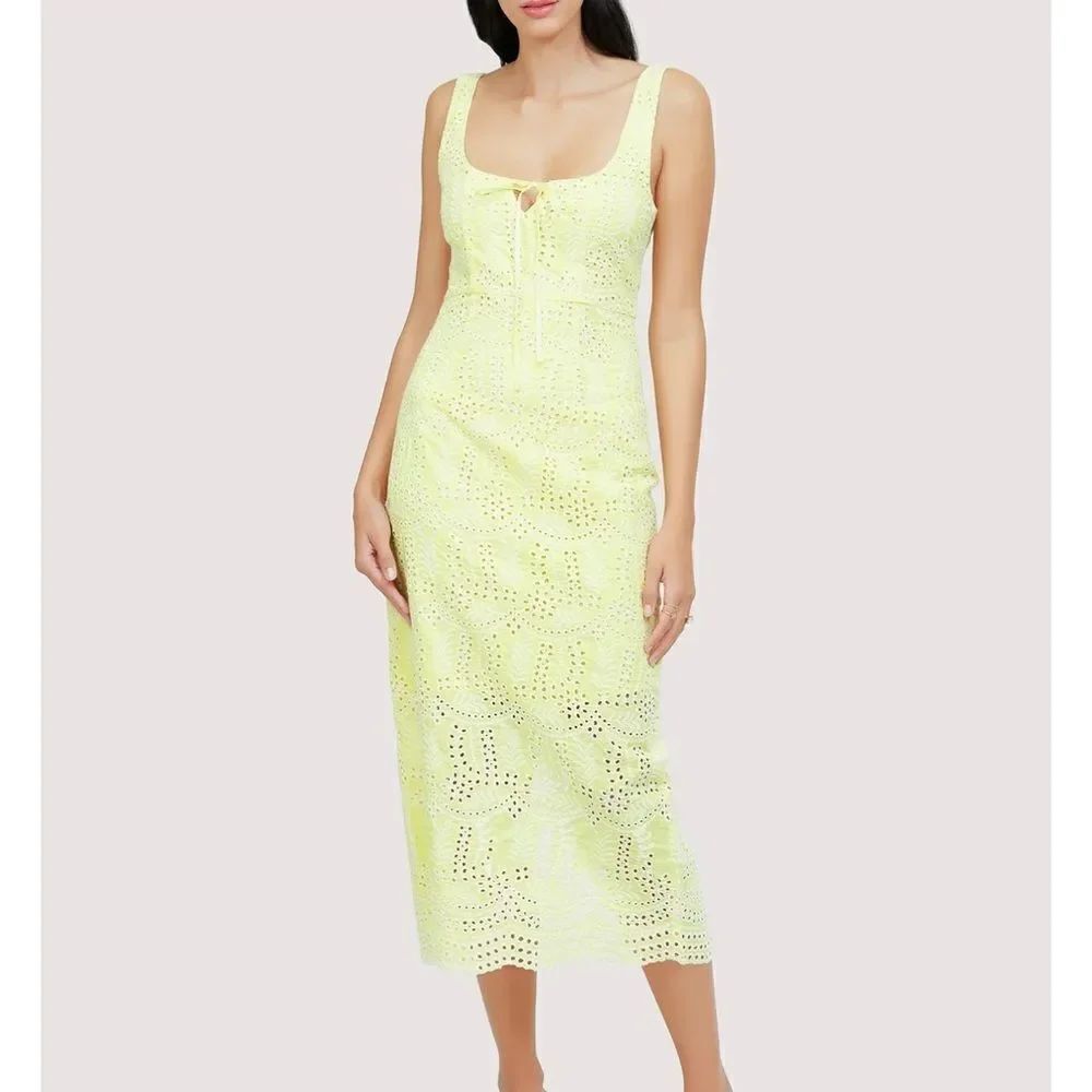 Lost + Wander LEMON DROP MAXI DRESS M